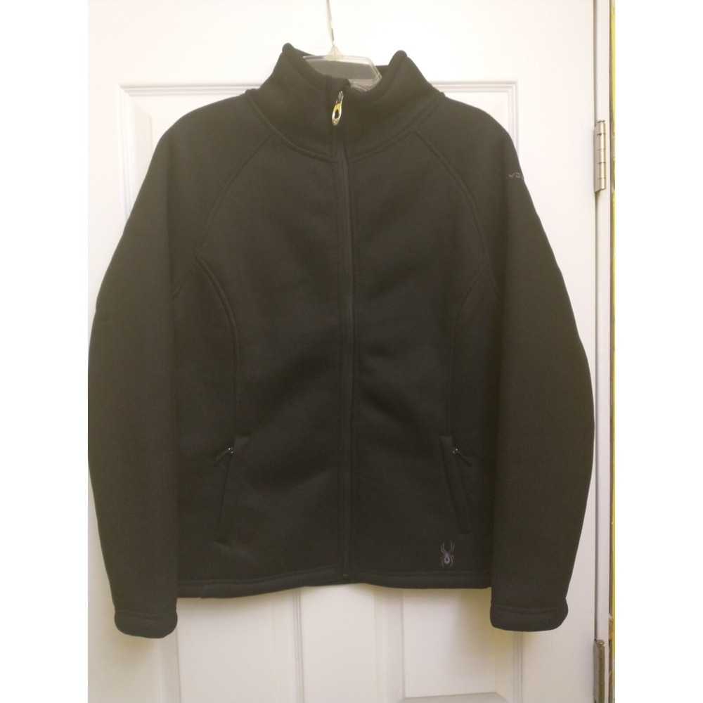 Spyder Sherpa lined Full‎ Zip Jacket - Women's black size Large